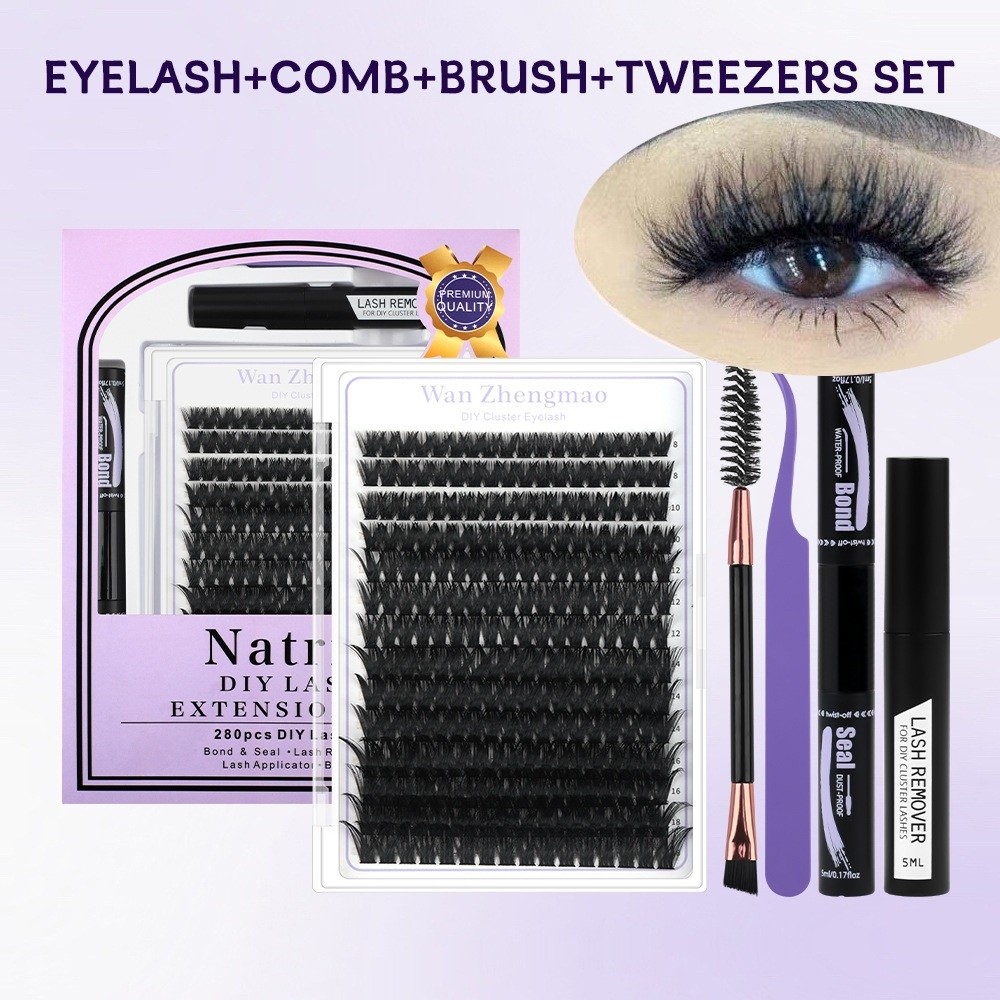 Bulu Mata Palsu Panjang 8-18mm - Eyelash Extension Natural Look ulasan dan harga