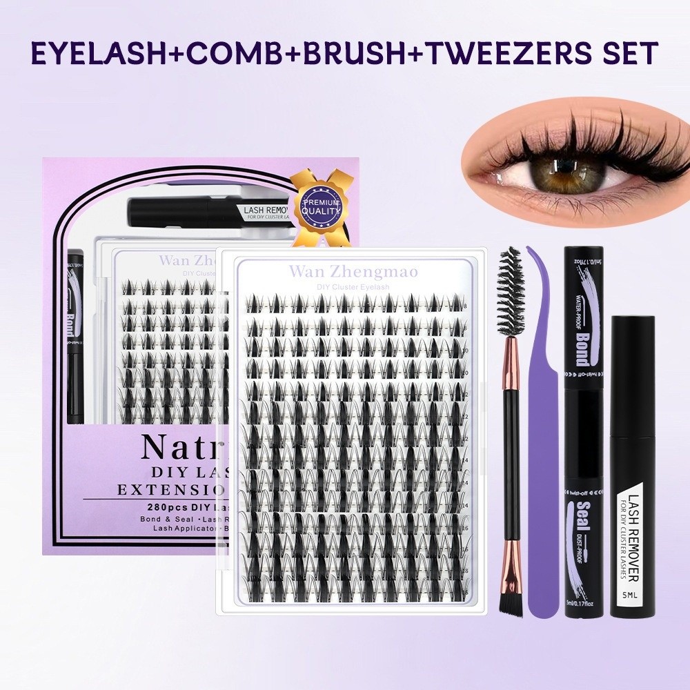 Bulu Mata Palsu Panjang 8-18mm - Eyelash Extension Natural Look ulasan dan harga