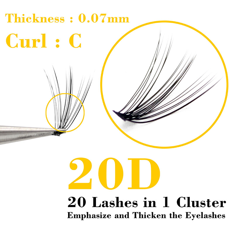 Kimcci 60 Bundel Bulu Mata Eks - Eyelash Extension Russian ulasan dan harga